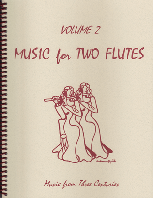 Book cover for Music for Two Flutes, Volume 2