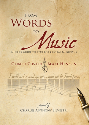 Book cover for From Words to Music