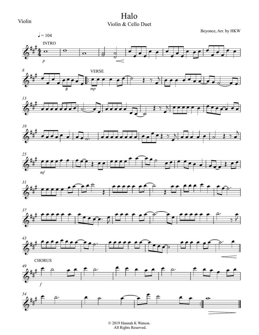 Halo String Duet scores gallery preview page 3