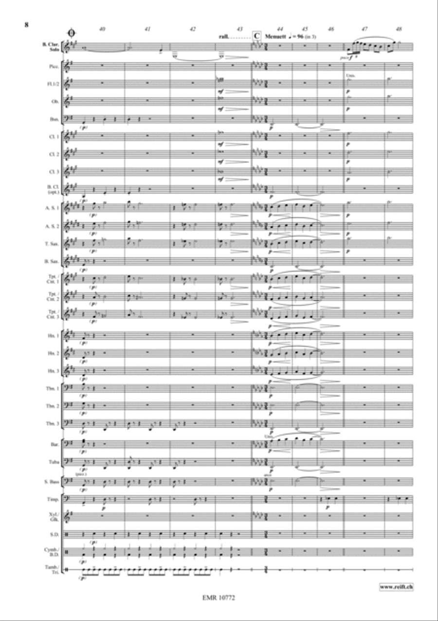 Concerto Piccolo Concert Band scores gallery preview page 8