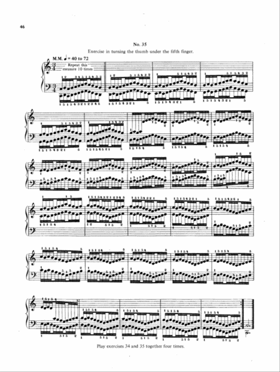 Hanon: The Virtuoso Pianist (Complete) Piano Solo scores gallery preview page 1
