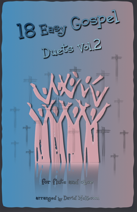 Book cover for 18 Easy Gospel Duets Vol.2 for Flute and Oboe