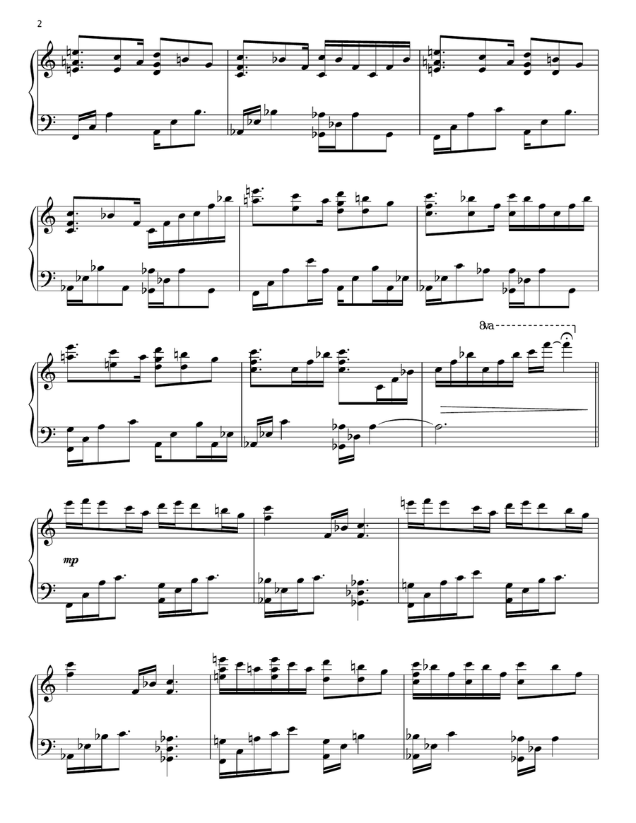 Infinia Piano Solo scores gallery preview page 2