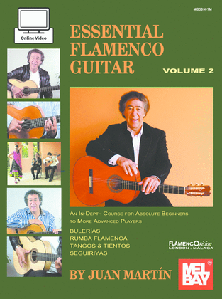 Book cover for Essential Flamenco Guitar: Volume 2-An In-Depth Course for Absolute Beginners to More Advanced Players