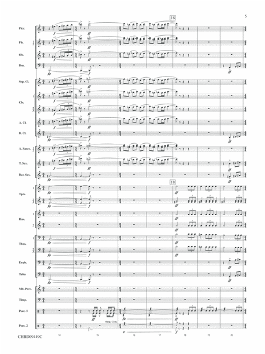 Psalm 46: Score Concert Band scores gallery preview page 5
