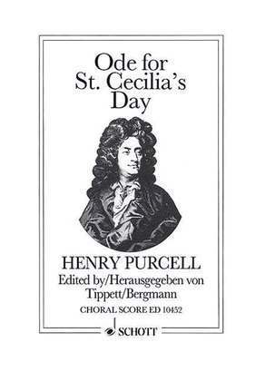 Book cover for Ode for St. Cecilia's Day 1692
