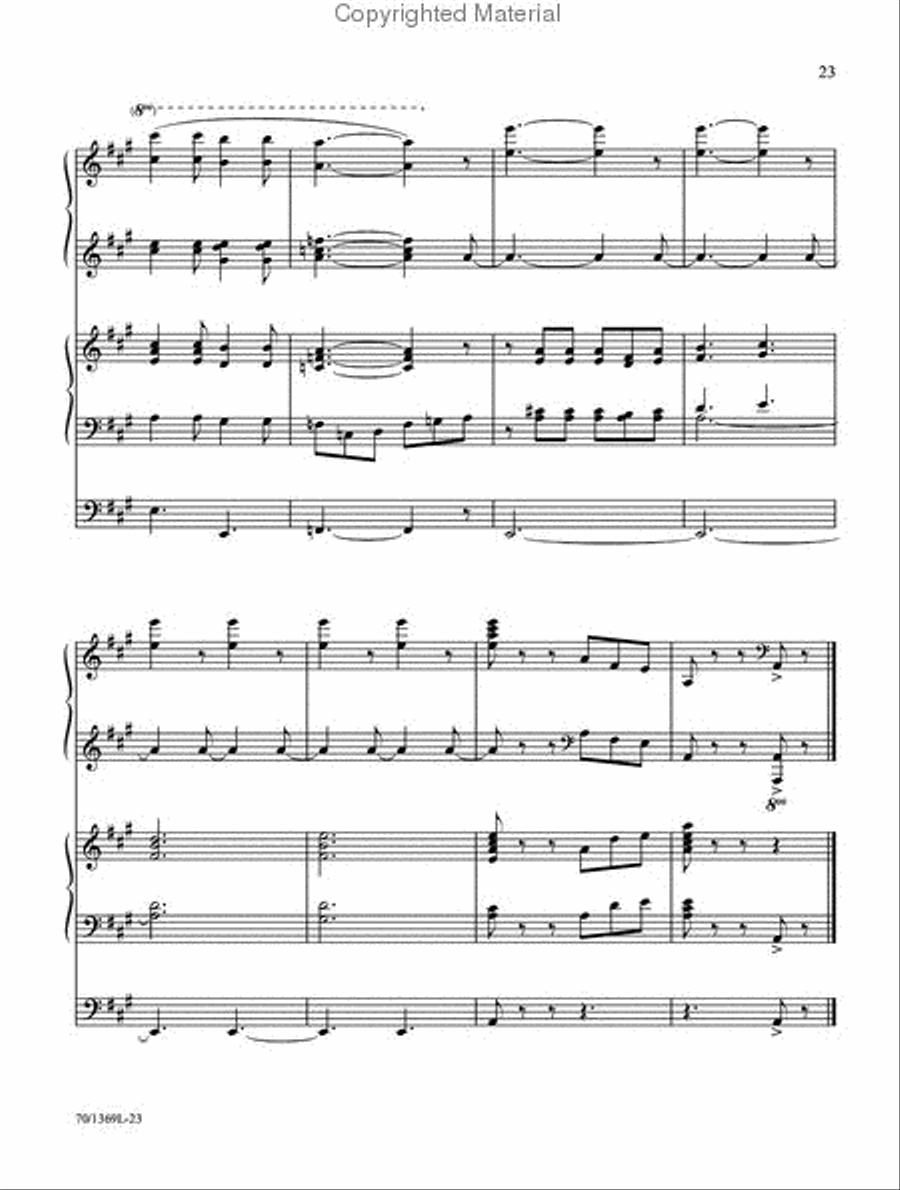 The Great Christmas Concert for Keyboard Organ scores gallery preview page 9