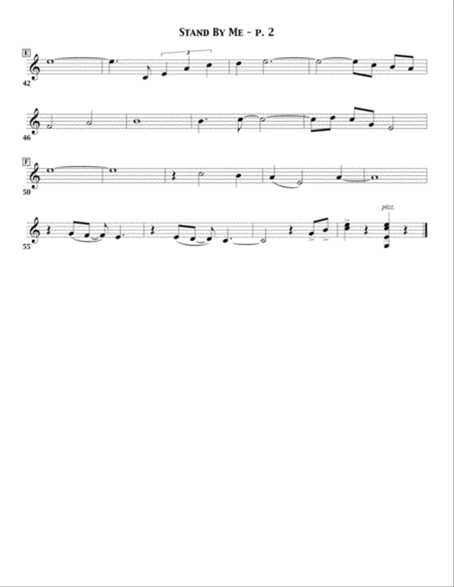 Stand By Me String Quartet scores gallery preview page 6
