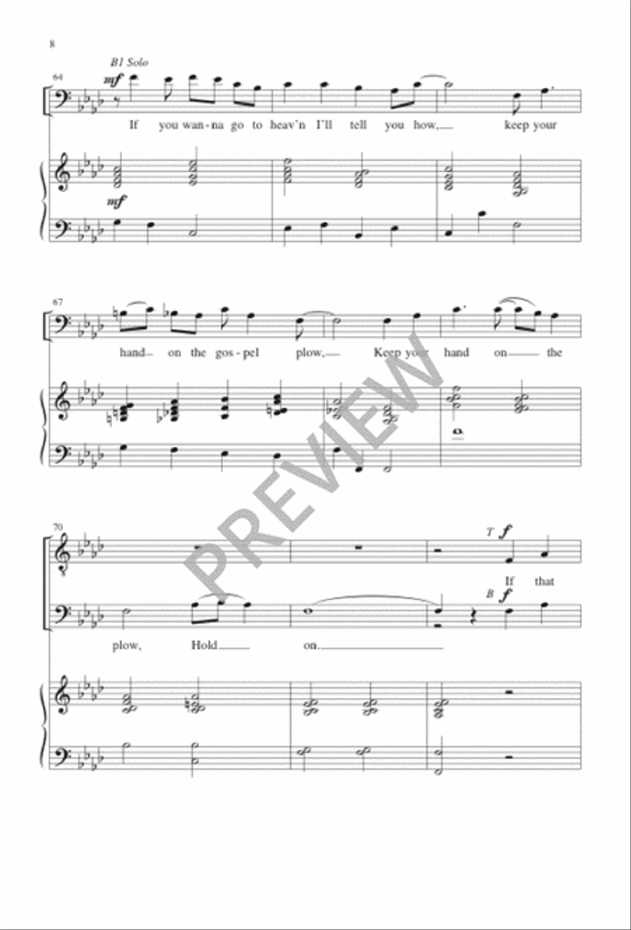 Hold On - TTBB edition Hold On - TTBB edition TTBB scores gallery preview page 9