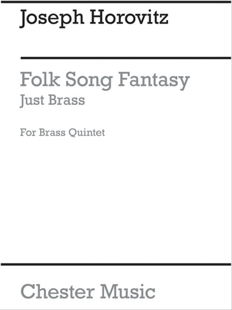 Just Brass 33 Folk Song Fantasy Horovitz Brass Ensemble scores gallery preview page 1