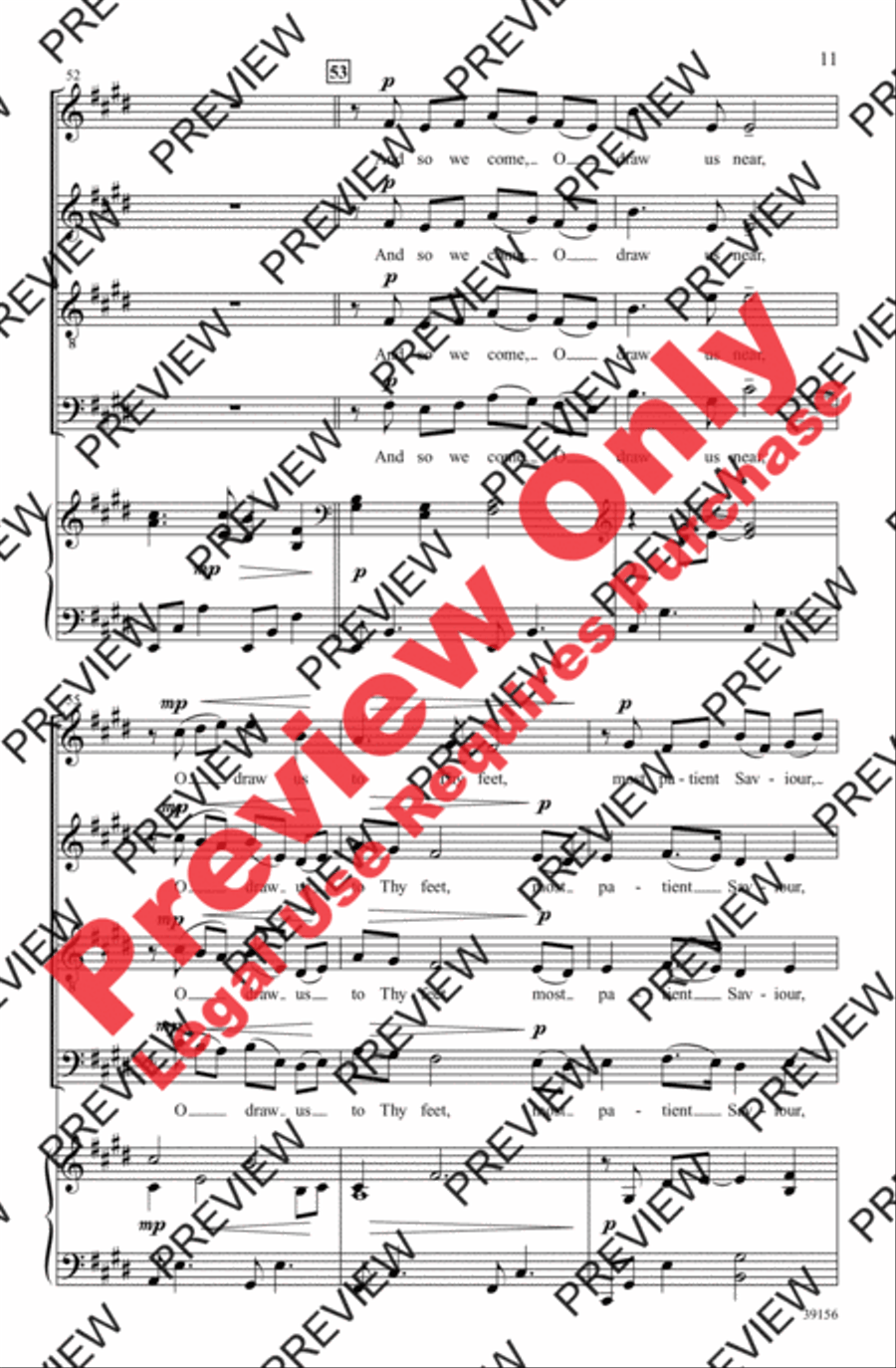 And Now, O Father And Now, O Father 4-Part scores gallery preview page 11