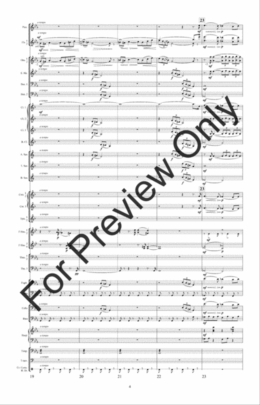 In Memoriam In Memoriam Concert Band scores gallery preview page 7