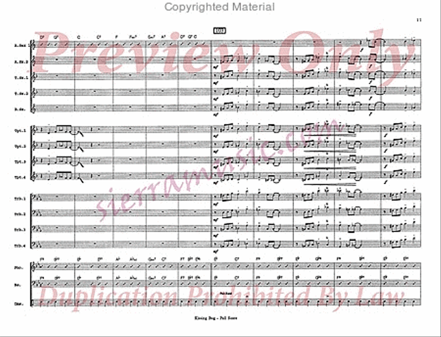Kissing Bug Big Band scores gallery preview page 12