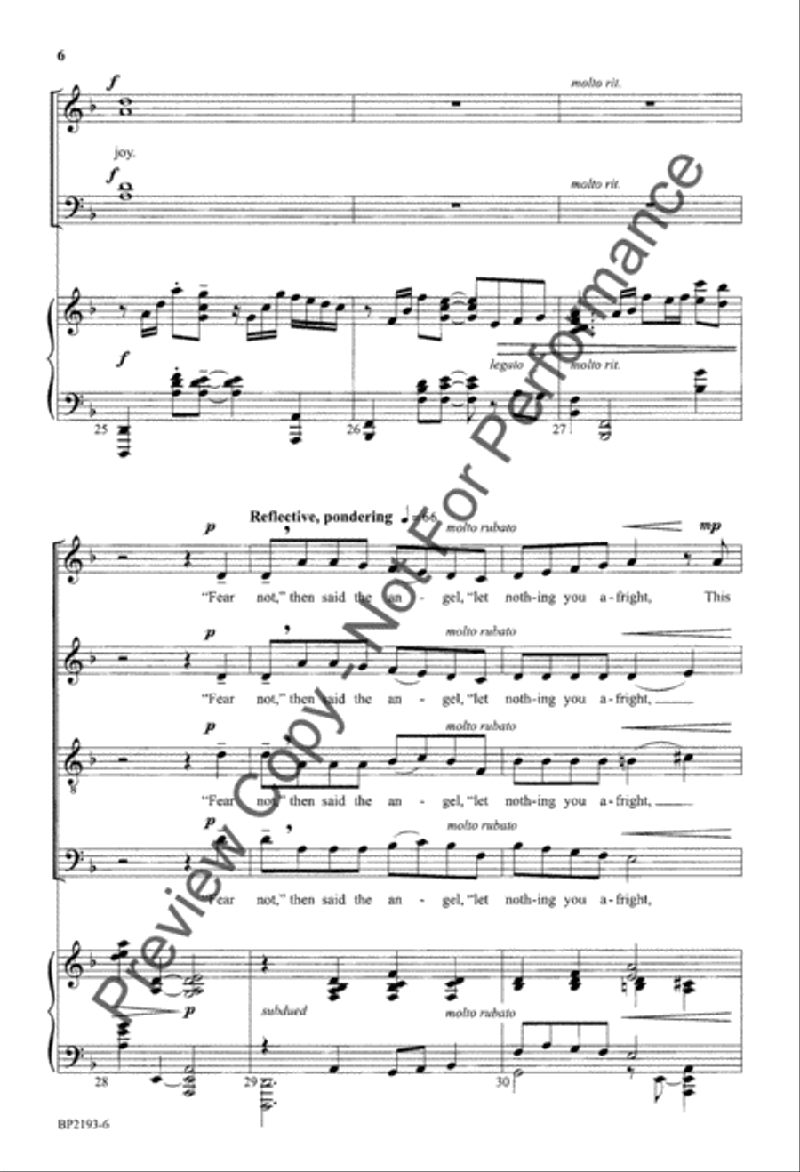 God Rest Ye Merry, Gentlemen - Ijames 4-Part scores gallery preview page 7