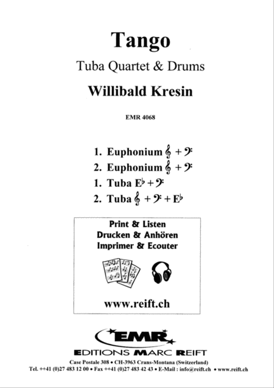 Tango Tuba Quartet scores gallery preview page 2