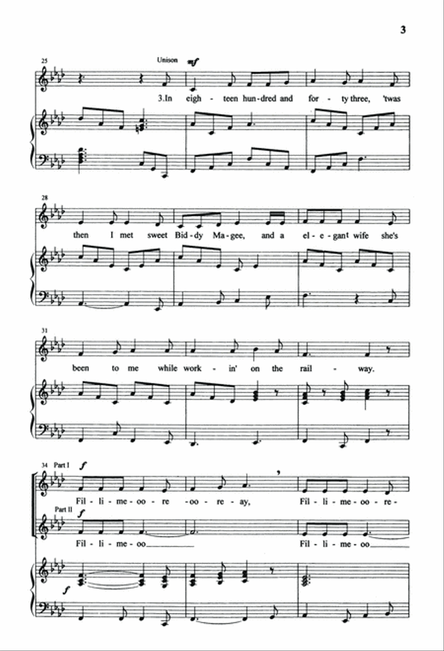 Pat Works On The Railway SSA scores gallery preview page 5