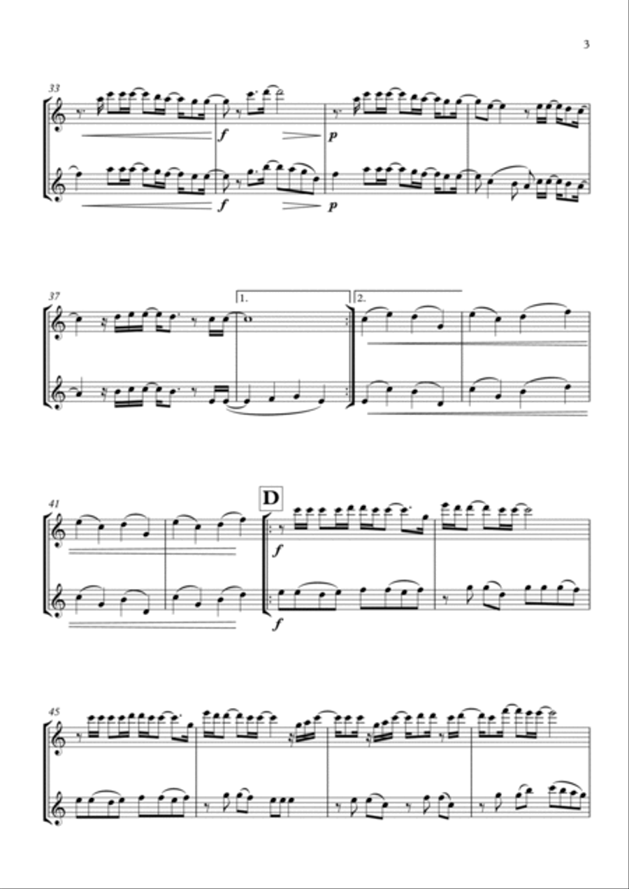 Goodness Of God Woodwind Duet scores gallery preview page 3