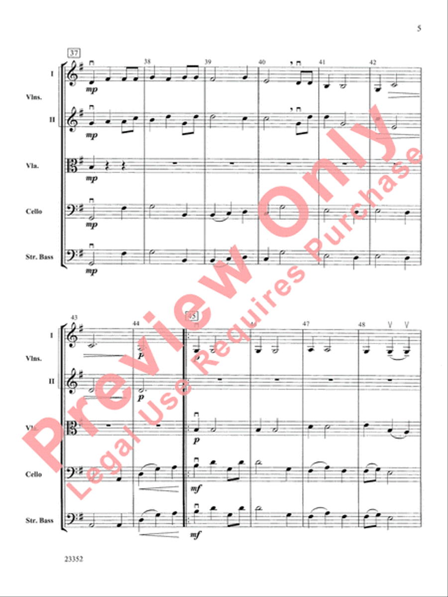 A Postcard from Tuscany A Postcard from Tuscany String Orchestra scores gallery preview page 6