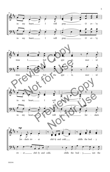 Every Time I Feel the Spirit SATB image number null