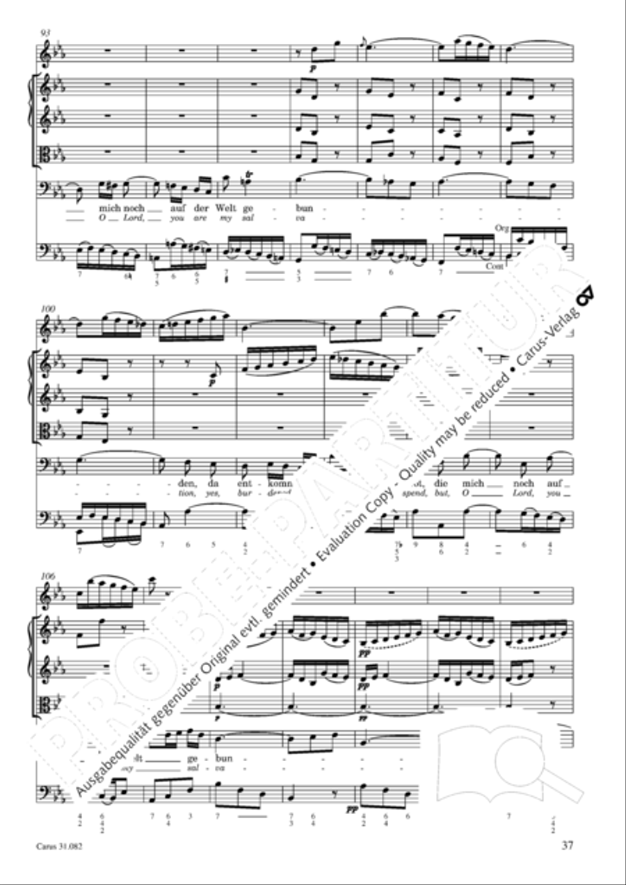 I have enough (Ich habe genung) Mezzo-Soprano Voice scores gallery preview page 38