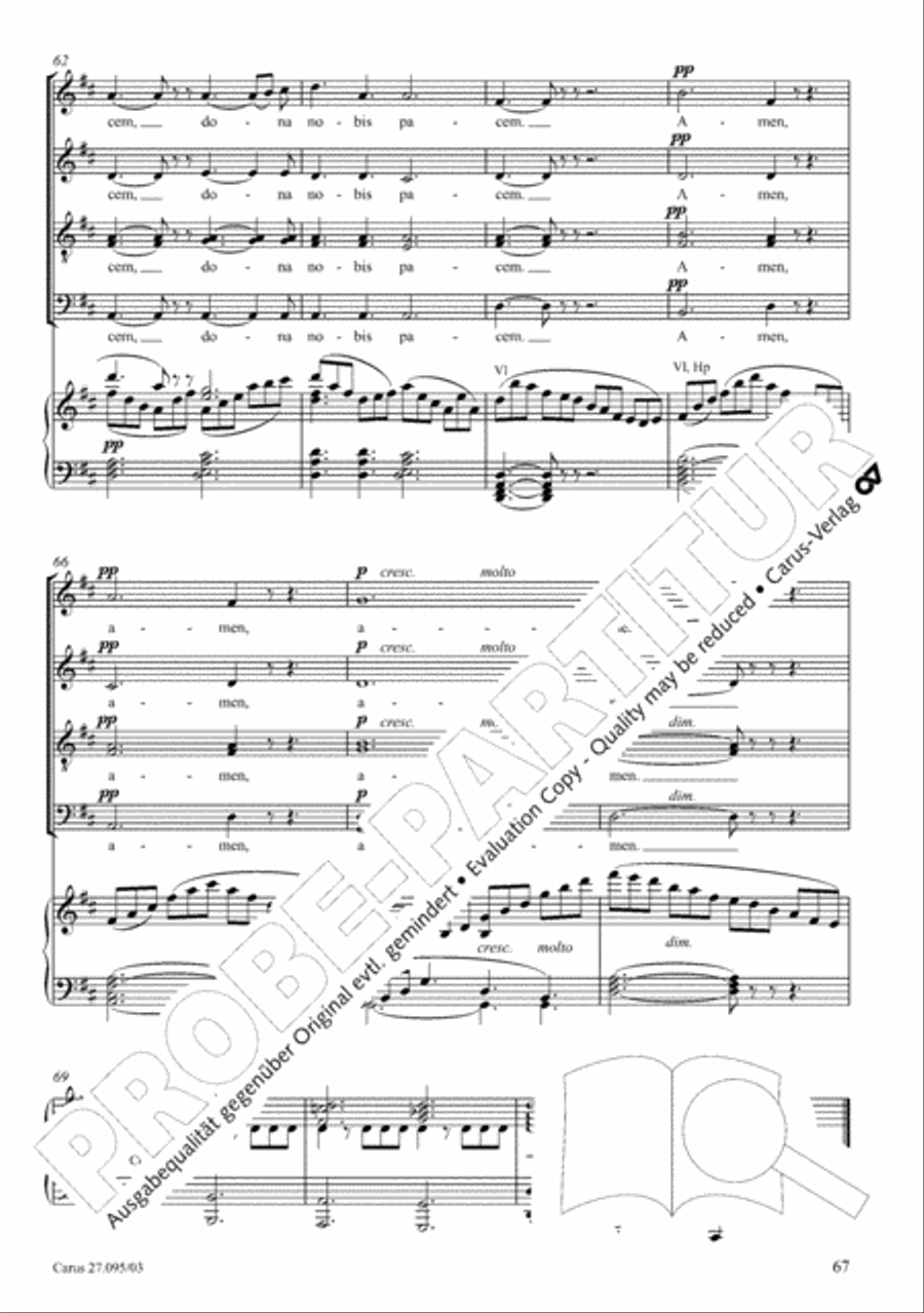 Messe solennelle de sainte Cecile STB scores gallery preview page 68