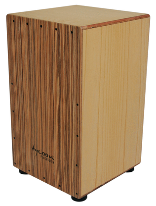 29 Series American Ash Wood Box Cajon with Zebrano Front Plate