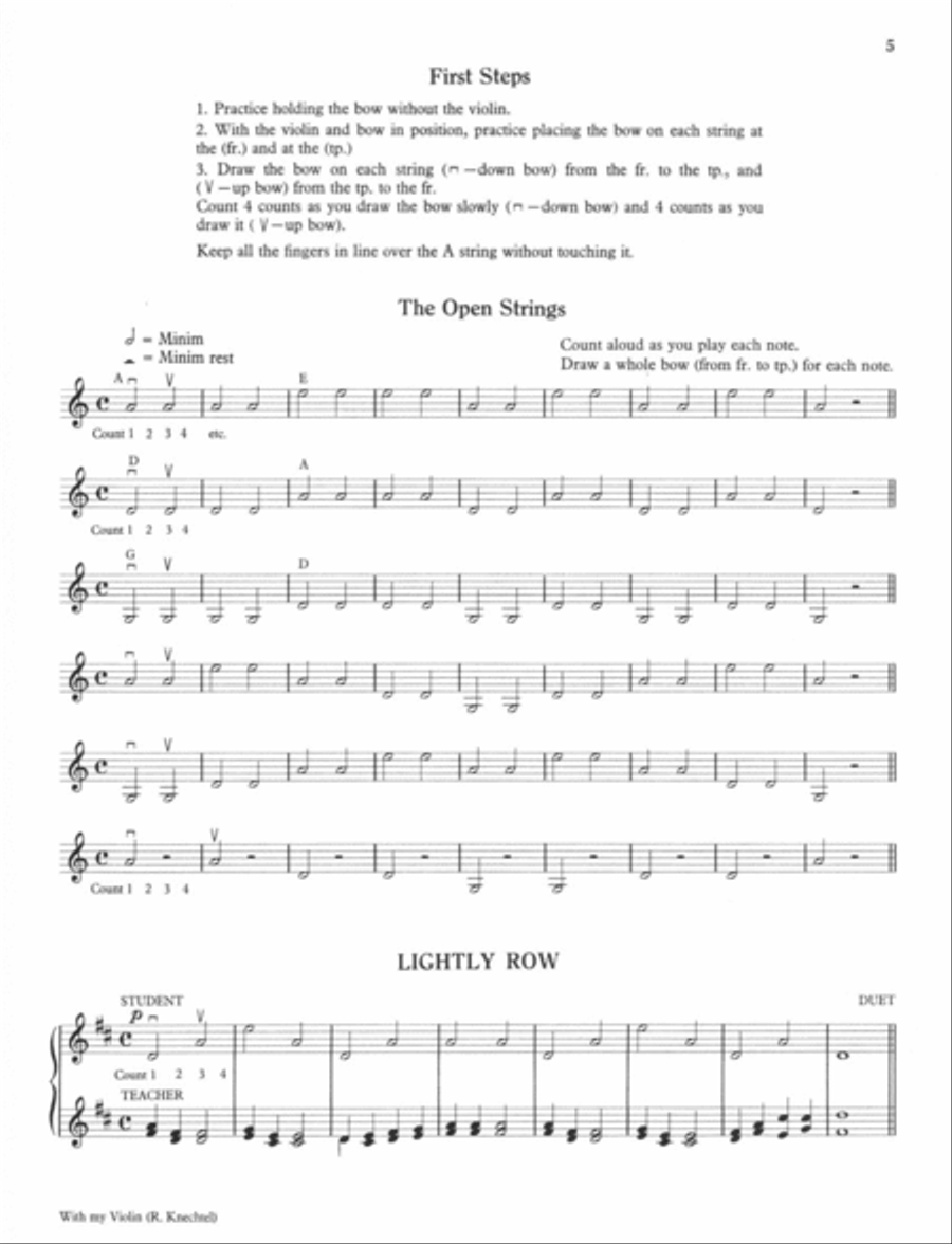 With My Violin Book 1 Violin Solo scores gallery preview page 3