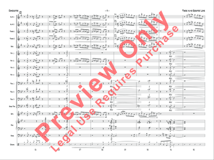 There Is No Greater Love Jazz Ensemble scores gallery preview page 33