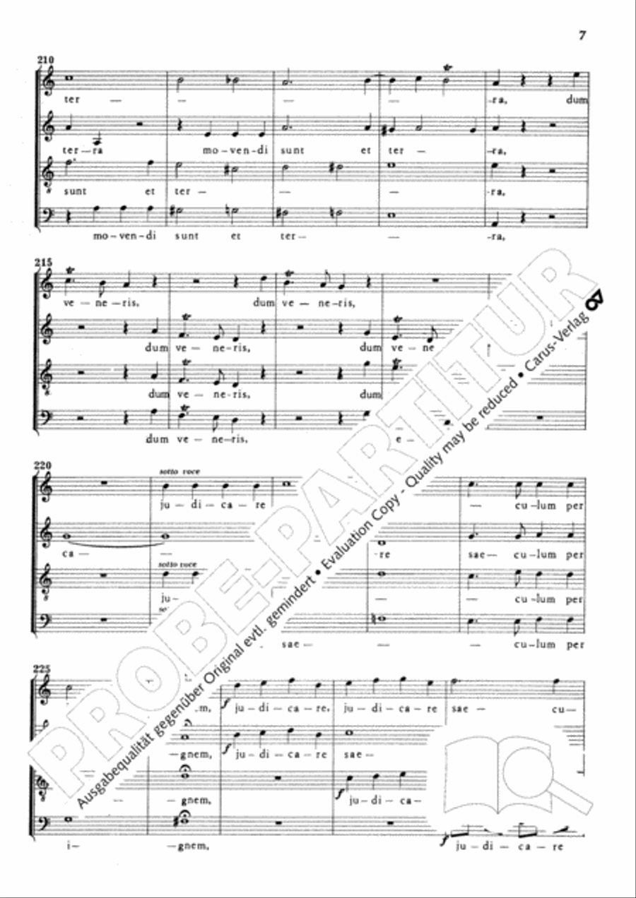 Libera me 4-Part scores gallery preview page 8