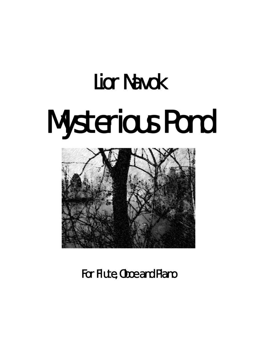 "Mysterious Pond" - for Flute, Oboe and Piano [Performance Score & Parts] image number null