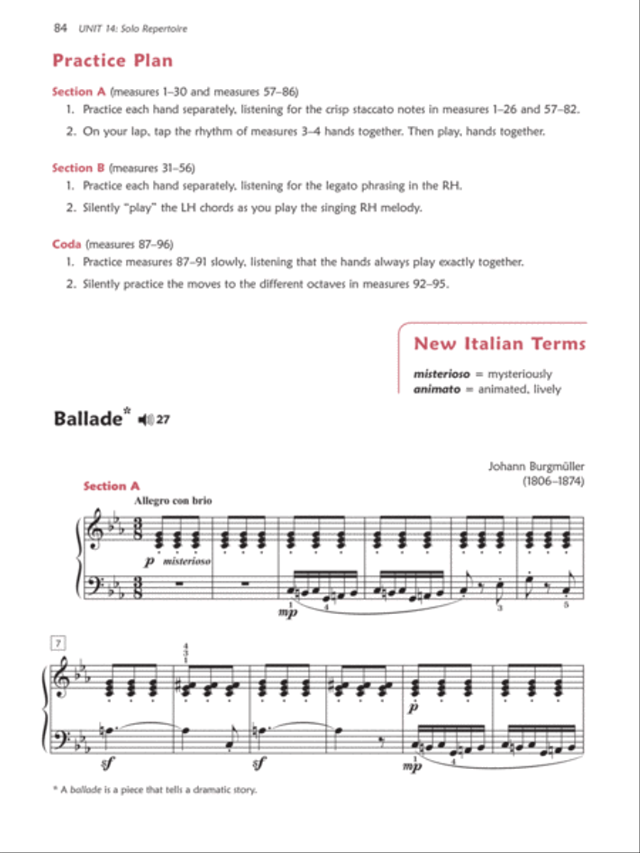 Premier Piano Express, Book 4 Piano Method scores gallery preview page 24