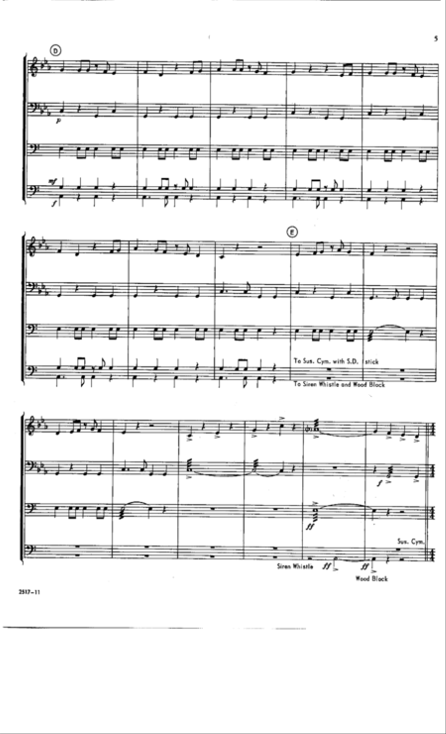Snares, Traps & Other Hunting Devices Percussion Ensemble scores gallery preview page 5