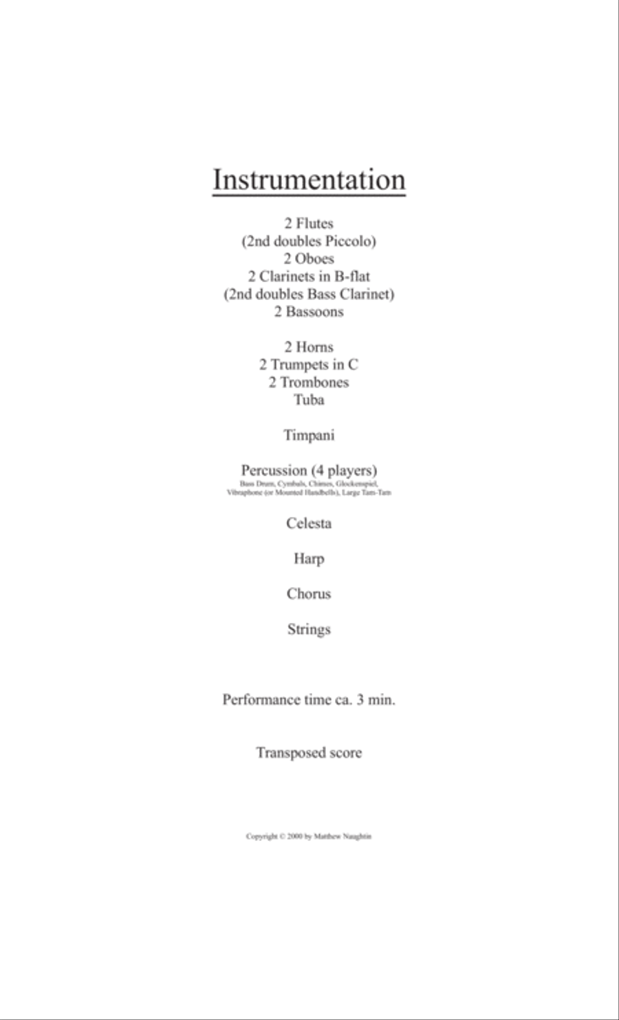 Carol of the Bells for Chorus & Orchestra: Scores and Set of Parts Choir scores gallery preview page 2