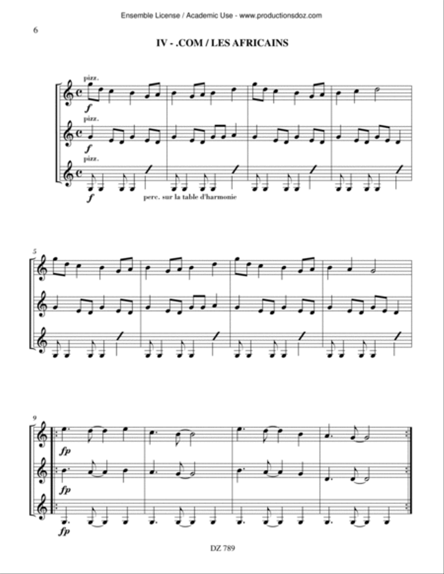 Trios.com Guitar Ensemble scores gallery preview page 6