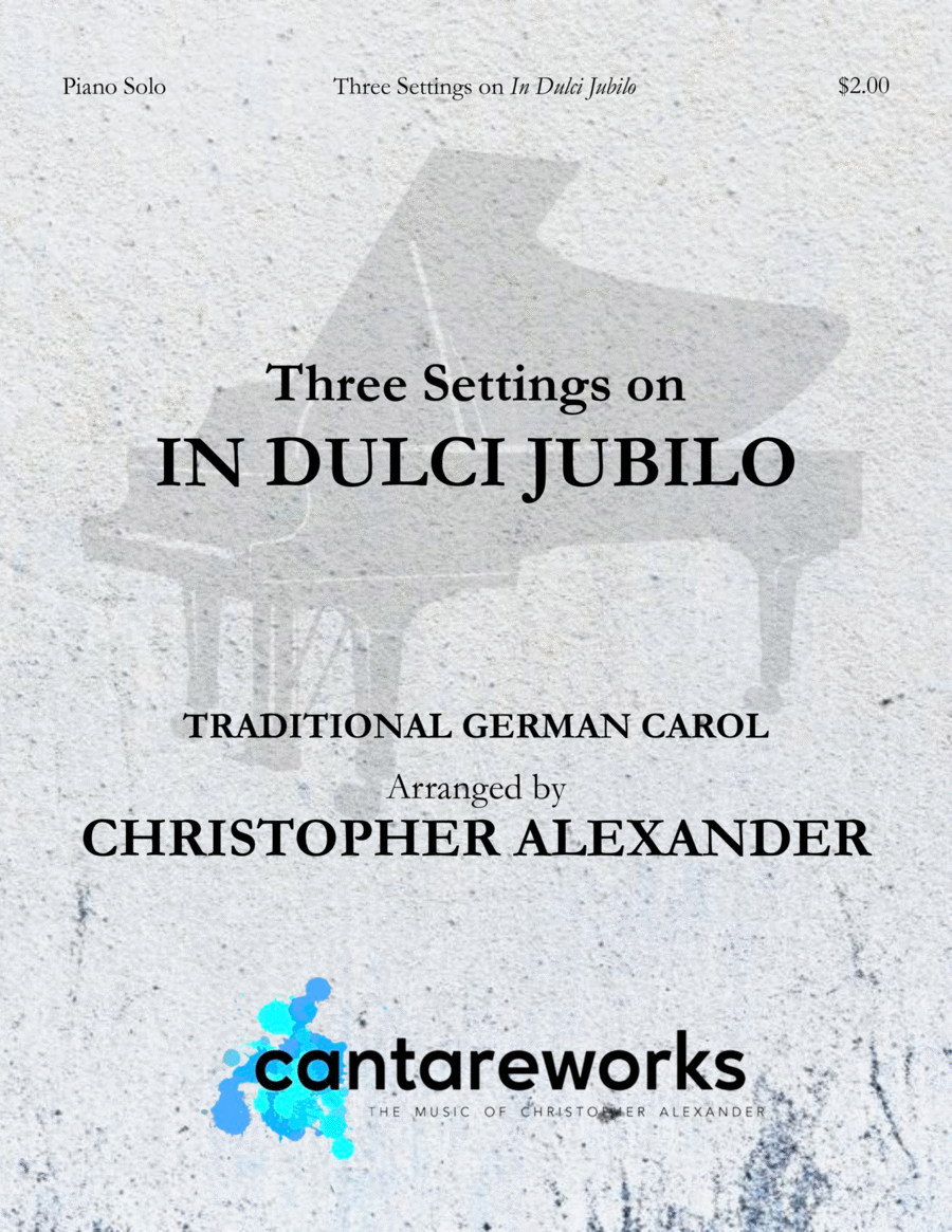 Three Settings on 'In Dulci Jubilo' image number null