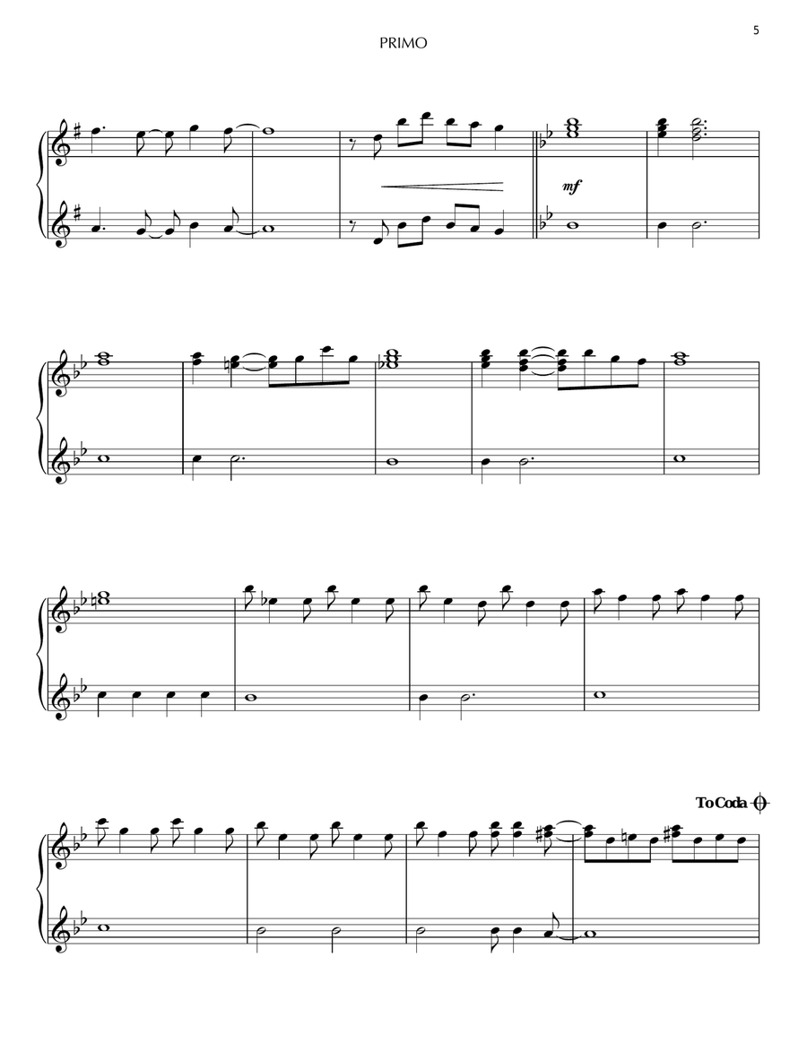 High School Musical Piano Duet scores gallery preview page 4