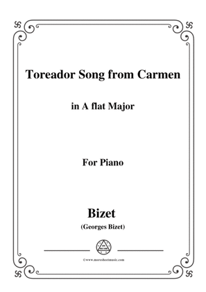 Book cover for Bizet-Toreador Song from Carmen,for piano