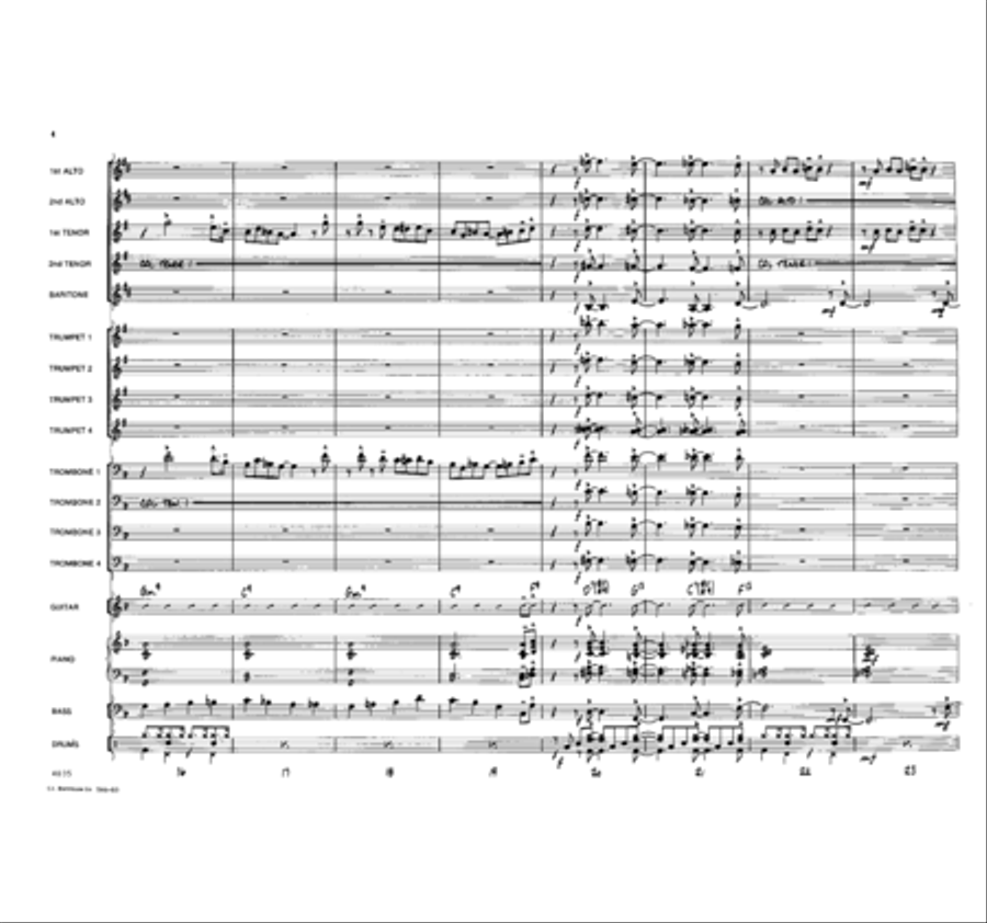 No Scuffle Shuffle Jazz Ensemble scores gallery preview page 4