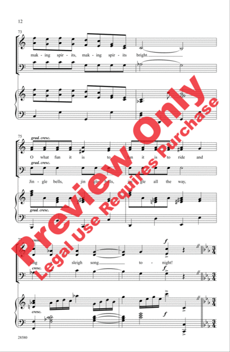 Nutcracker Jingles 3-Part scores gallery preview page 11