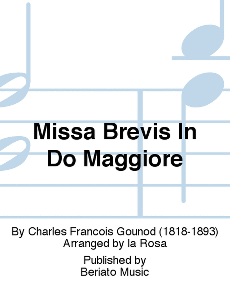 Missa Brevis In Do Maggiore