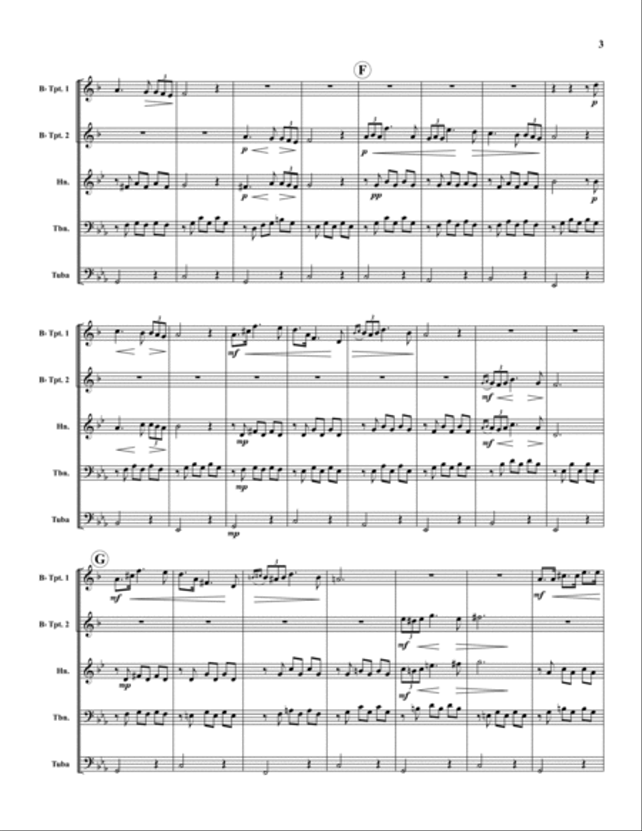 Serenade Serenade Brass Quintet scores gallery preview page 3