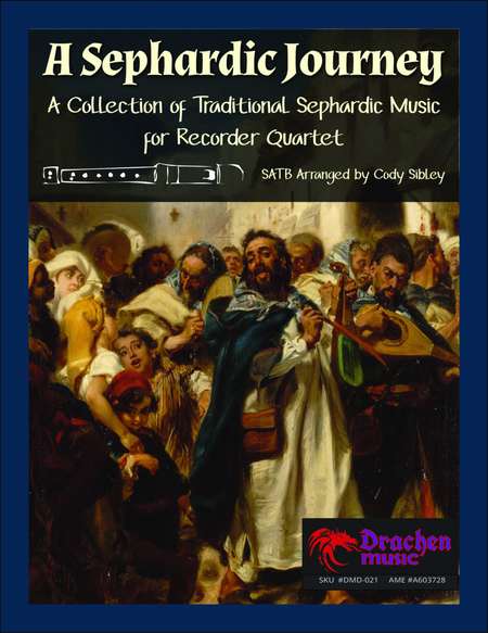 A Sephardic Journey - Six Arrangements of Traditional Sephardi Music for Recorder Quartet image number null