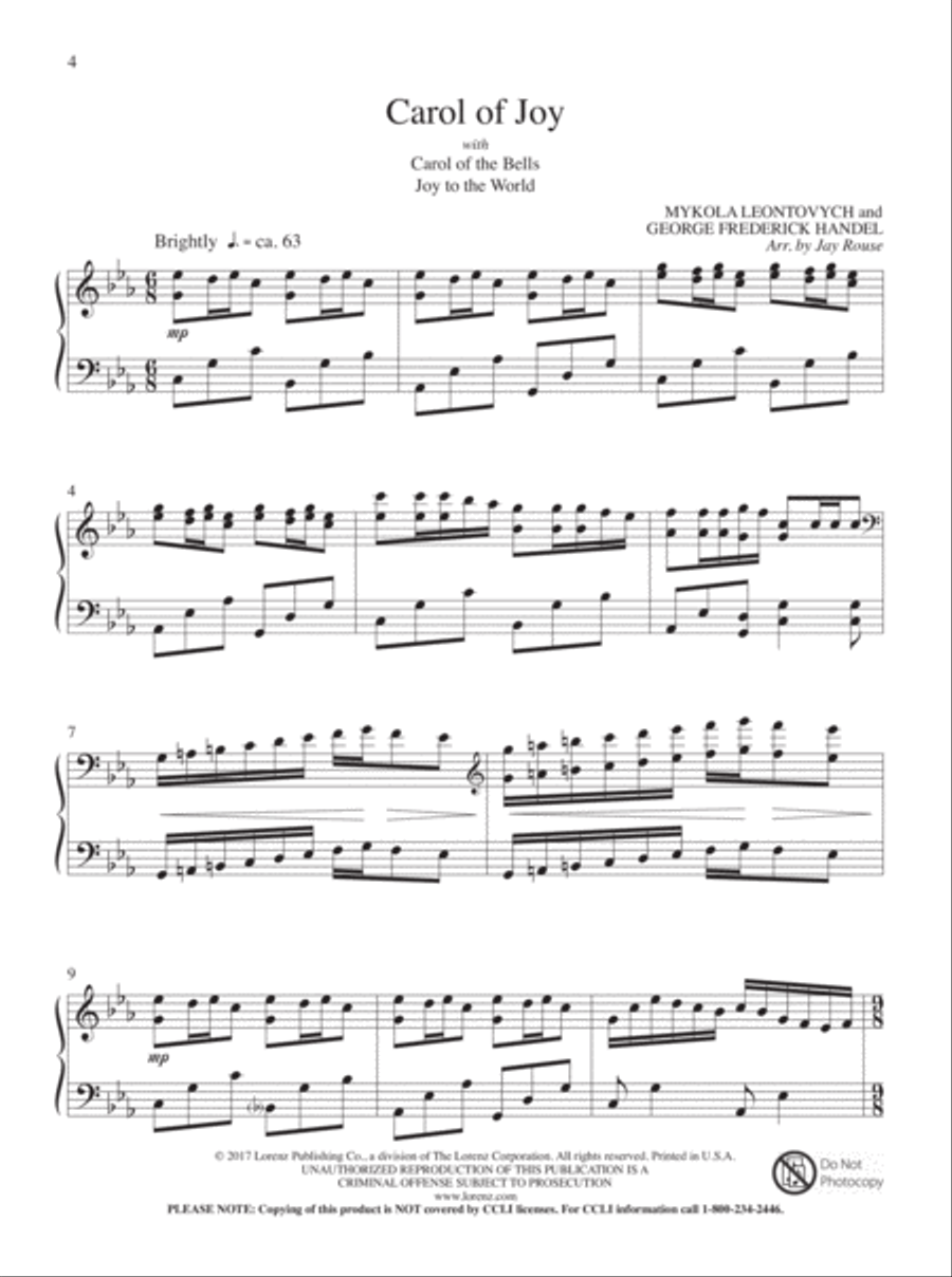 A Still and Silent Night A Still and Silent Night Piano Solo scores gallery preview page 2