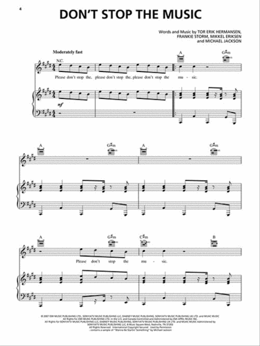 Pitch Perfect Piano, Vocal, Guitar scores gallery preview page 3