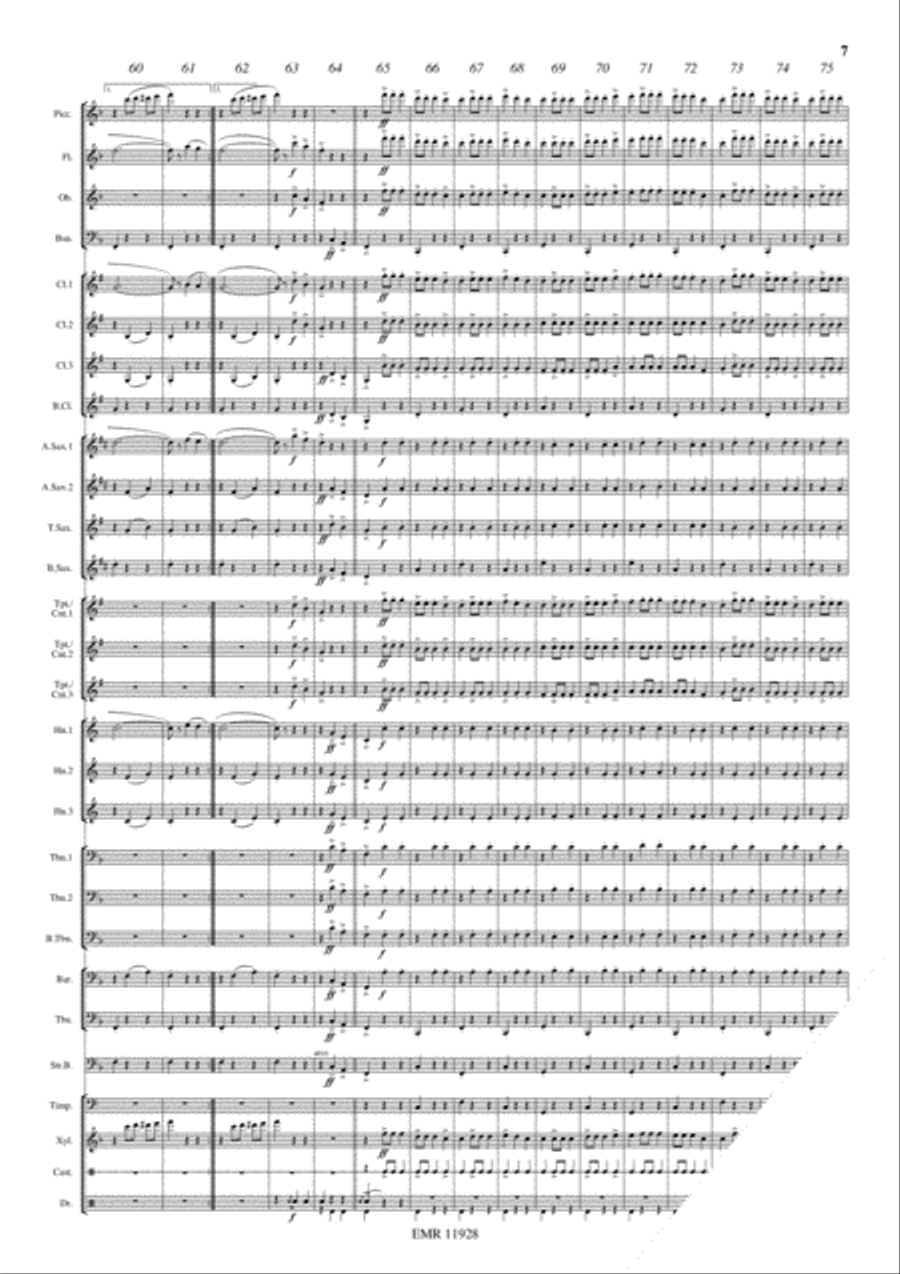 Espana Concert Band scores gallery preview page 8