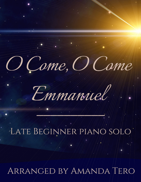 O Come, O Come, Emmanuel – Late Beginner/Elementary Christmas Piano Sheet Music Solo image number null