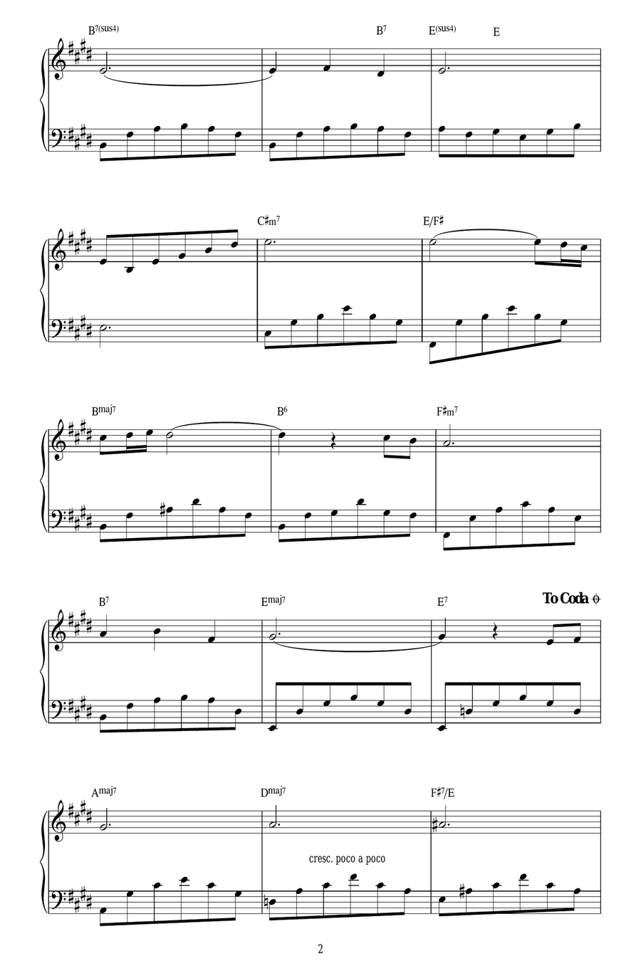 Cavatina (from The Deer Hunter) Piano Solo scores gallery preview page 2