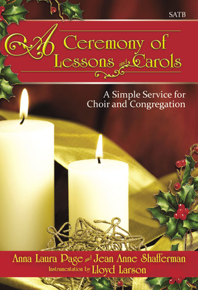 Book cover for A Ceremony of Lessons and Carols