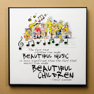 Book cover for Beautiful Music, Beautiful Children Print