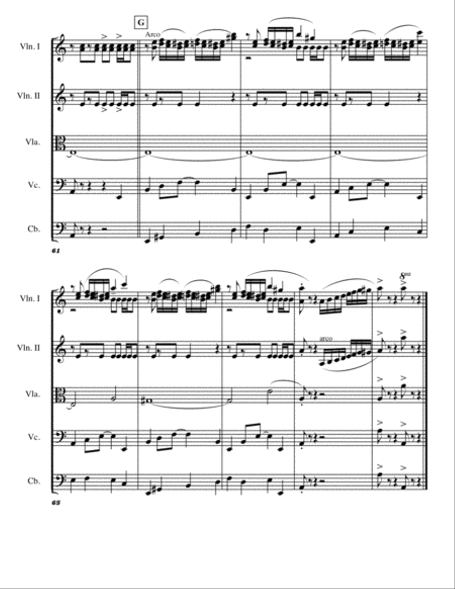 Tango for the Spring String Orchestra scores gallery preview page 6